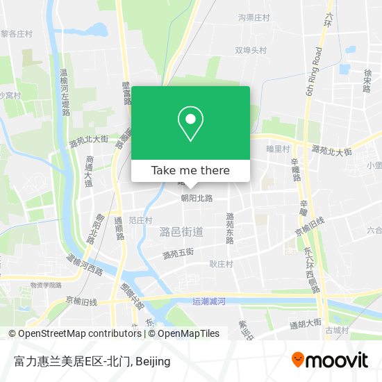 富力惠兰美居E区-北门 map