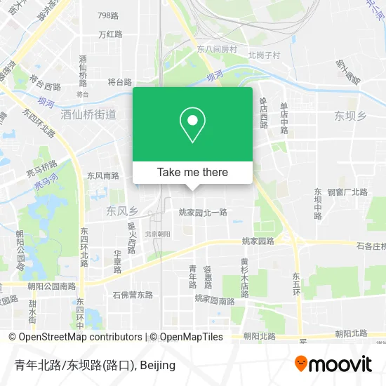 青年北路/东坝路(路口) map