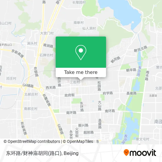东环路/财神庙胡同(路口) map