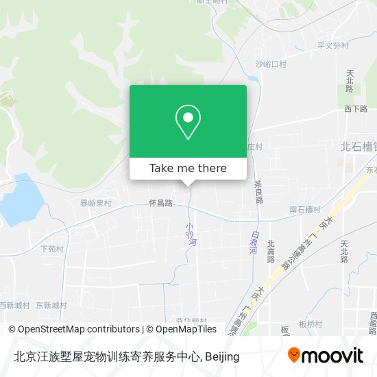 北京汪族墅屋宠物训练寄养服务中心 map