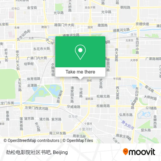 劲松电影院社区书吧 map