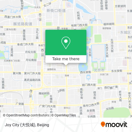 Joy City (大悦城) map