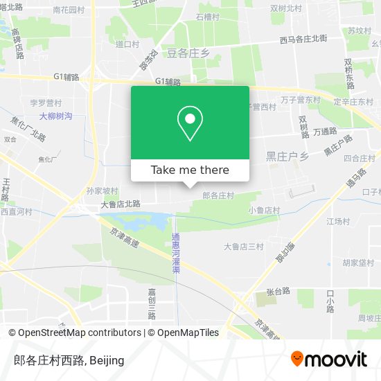 郎各庄村西路 map