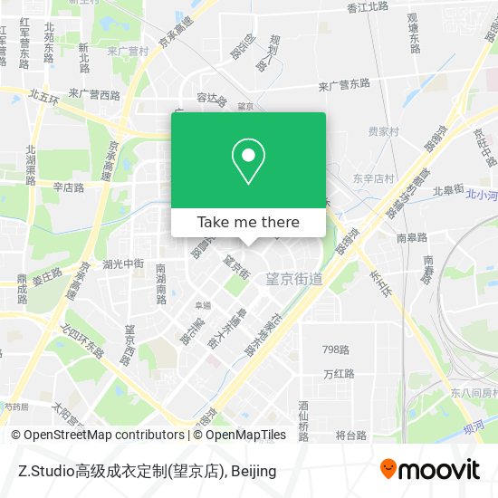 Z.Studio高级成衣定制(望京店) map