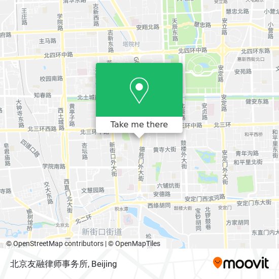北京友融律师事务所 map