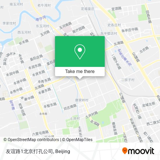 友谊路1北京打孔公司 map