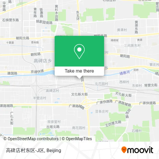 高碑店村东区-J区 map