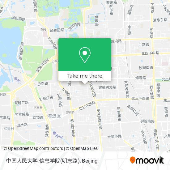中国人民大学-信息学院(明志路) map