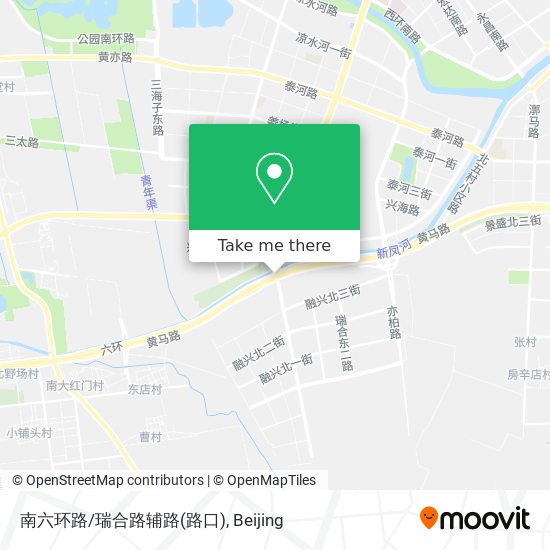 南六环路/瑞合路辅路(路口) map