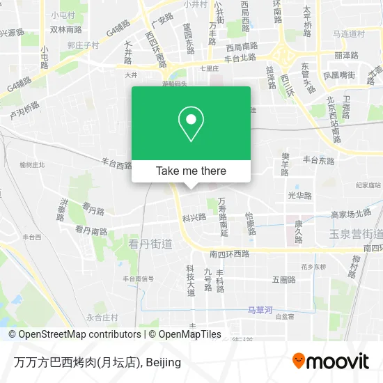万万方巴西烤肉(月坛店) map
