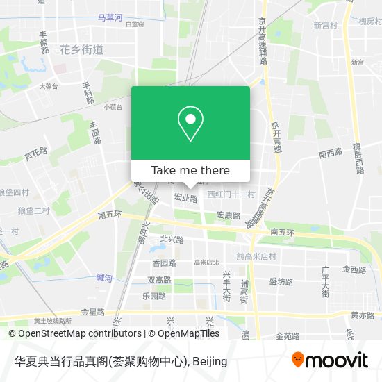 华夏典当行品真阁(荟聚购物中心) map