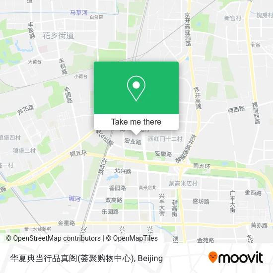 华夏典当行品真阁(荟聚购物中心) map