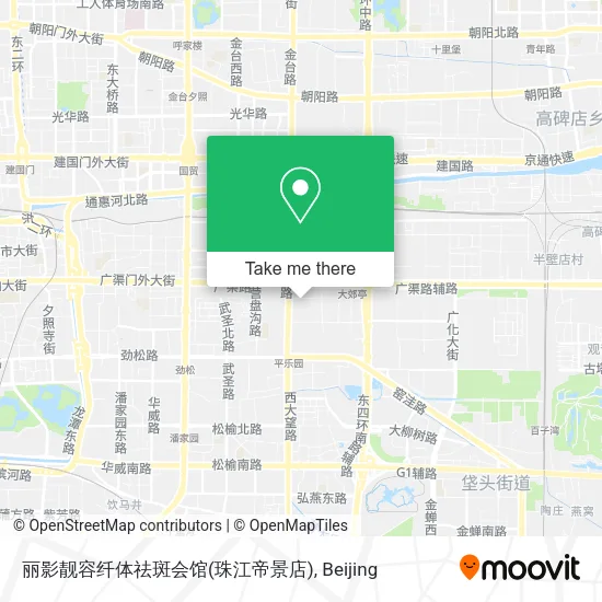 丽影靓容纤体祛斑会馆(珠江帝景店) map