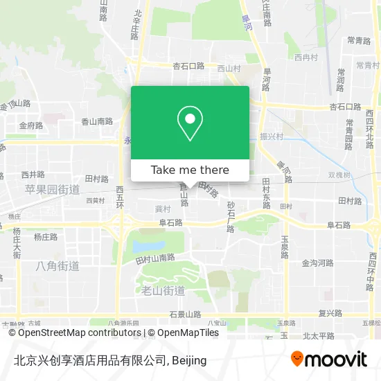 北京兴创享酒店用品有限公司 map