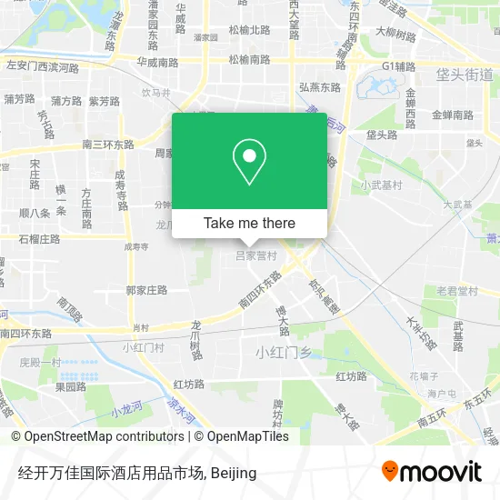 经开万佳国际酒店用品市场 map
