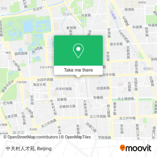 中关村人才苑 map