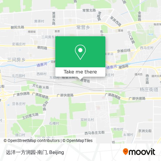 远洋一方润园-南门 map