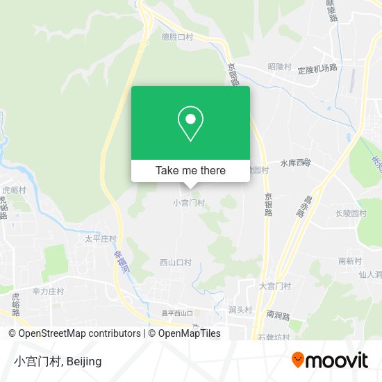 小宫门村 map