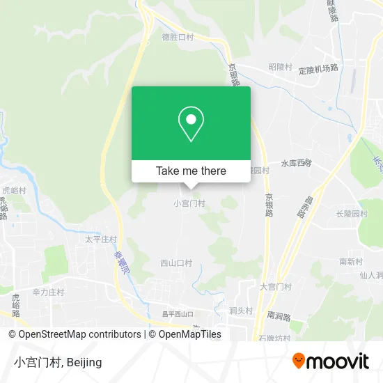 小宫门村 map