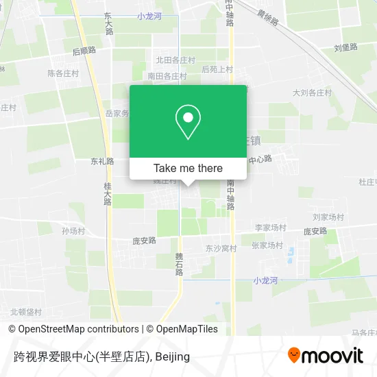 跨视界爱眼中心(半壁店店) map