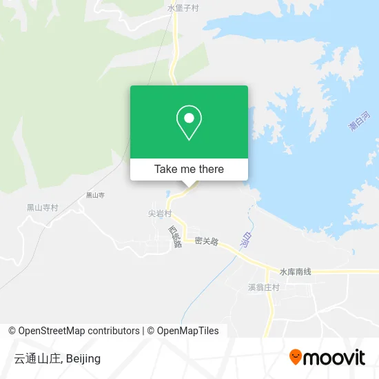 云通山庄 map