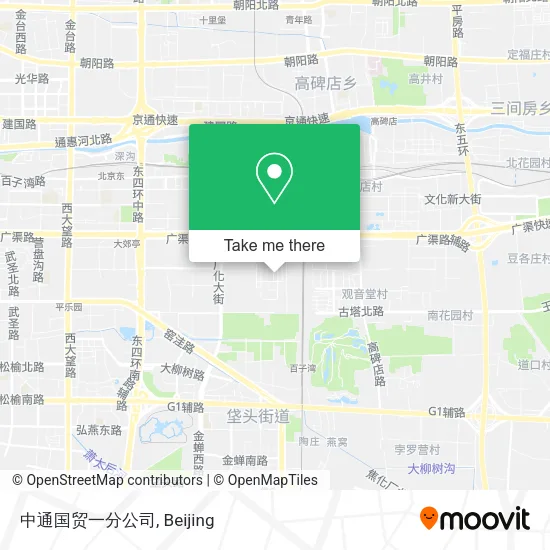 中通国贸一分公司 map