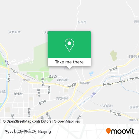 密云机场-停车场 map