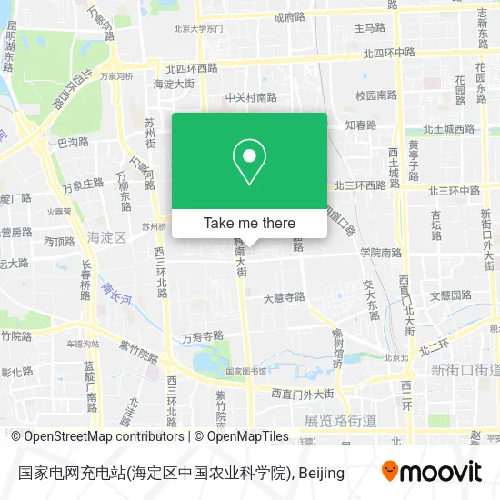 国家电网充电站(海定区中国农业科学院) map