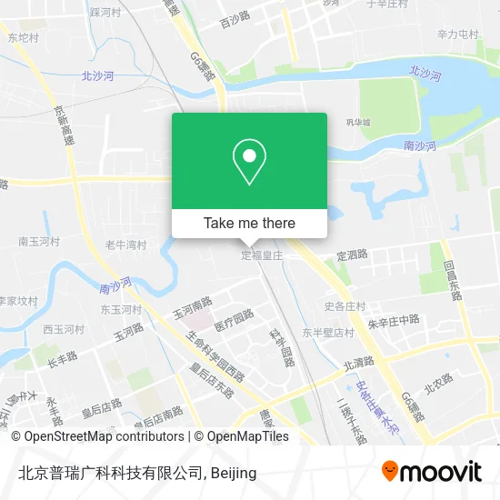 北京普瑞广科科技有限公司 map