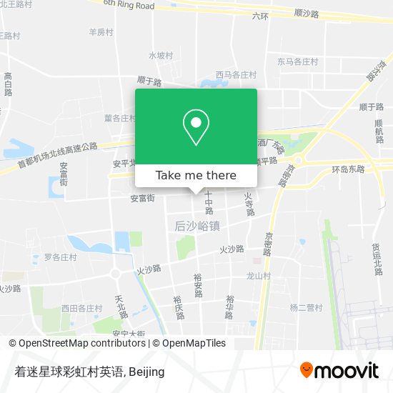 着迷星球彩虹村英语 map