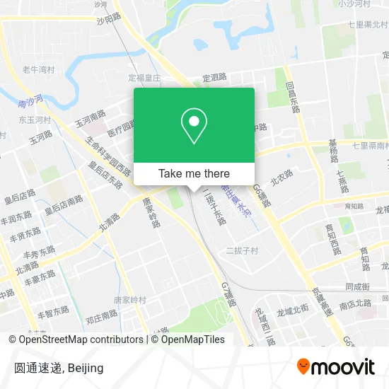 圆通速递 map