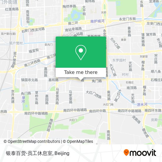 银泰百货-员工休息室 map