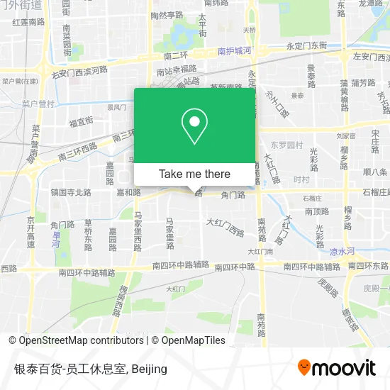 银泰百货-员工休息室 map