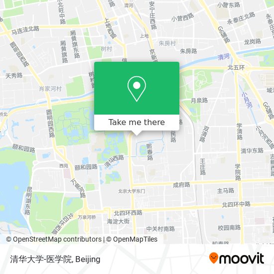 清华大学-医学院 map