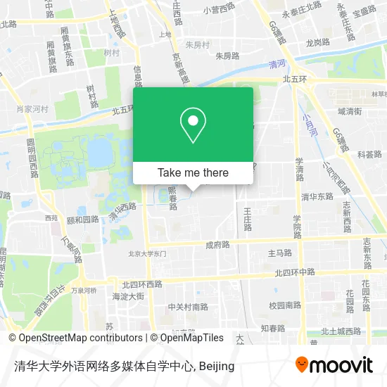 清华大学外语网络多媒体自学中心 map