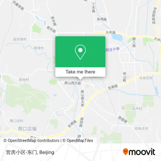 营房小区-东门 map