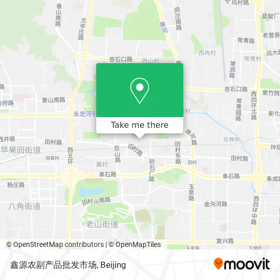 鑫源农副产品批发市场 map