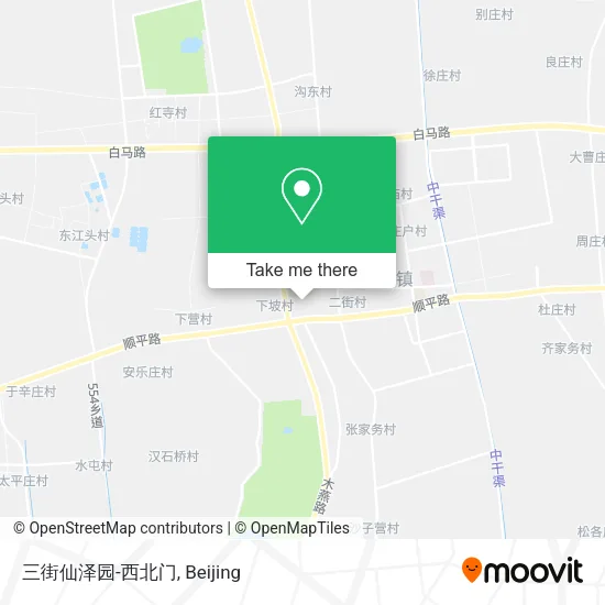 三街仙泽园-西北门 map
