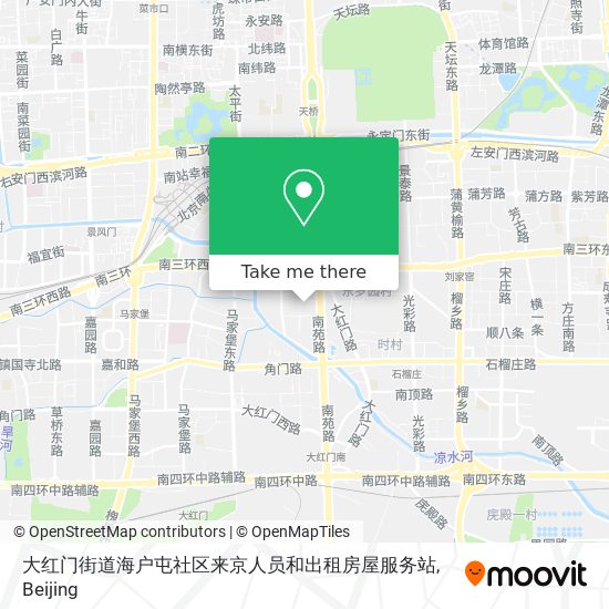 大红门街道海户屯社区来京人员和出租房屋服务站 map