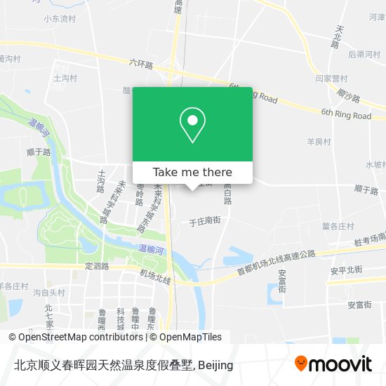北京顺义春晖园天然温泉度假叠墅 map
