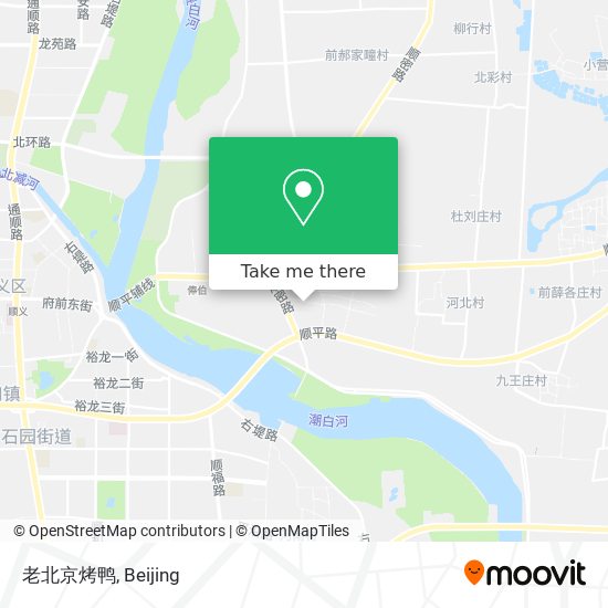 老北京烤鸭 map