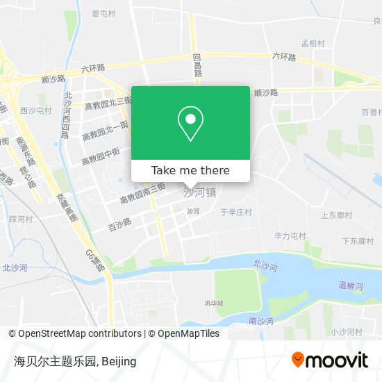 海贝尔主题乐园 map