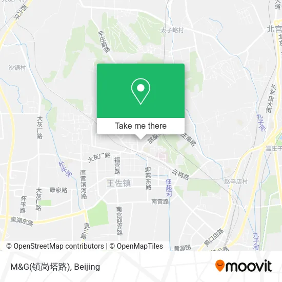 M&G(镇岗塔路) map
