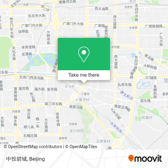 中投碧城 map