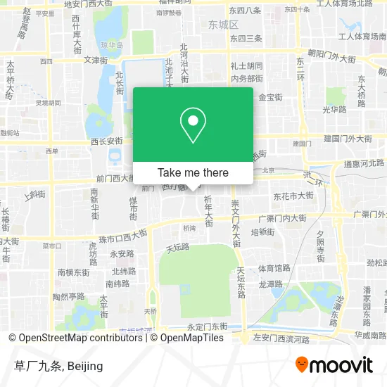草厂九条 map