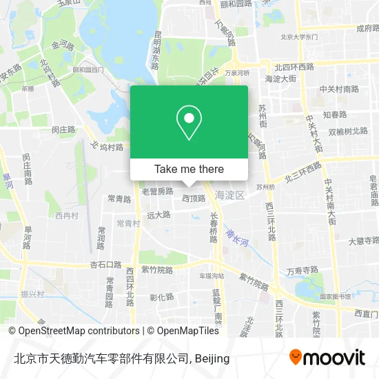 北京市天德勤汽车零部件有限公司 map