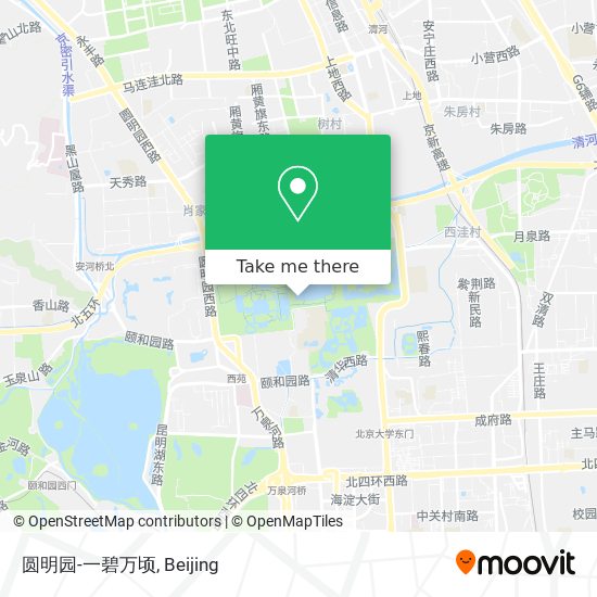 圆明园-一碧万顷 map