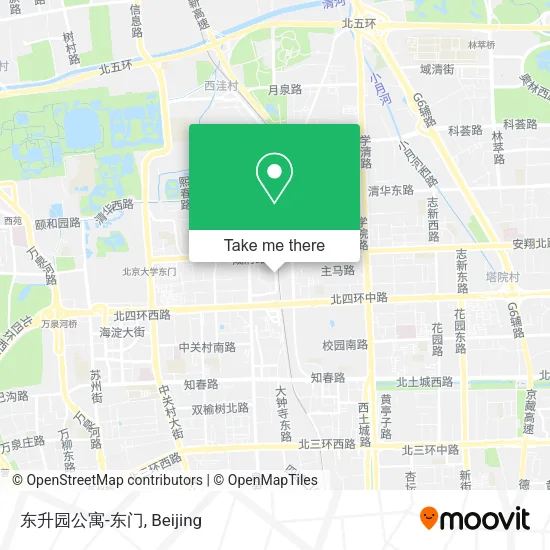 东升园公寓-东门 map