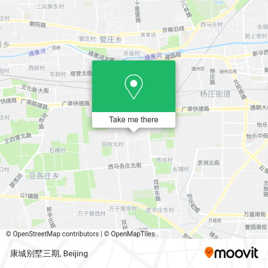康城别墅三期 map