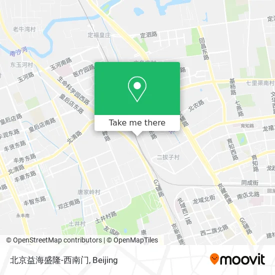 北京益海盛隆-西南门 map